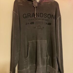 Grey Grandson band hoodie